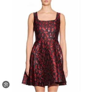 Diane Von Furstenberg Fit and Flare Jacquard Dress Size 8